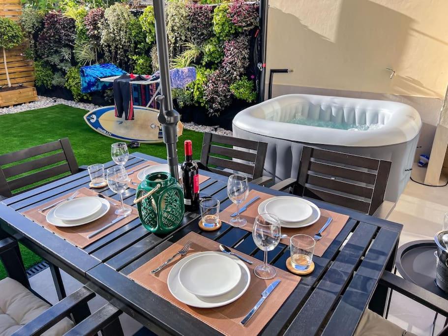 Relaxing Garden Los Cristianos Con Jacuzzi Y Barbacoa Arona  Luaran gambar